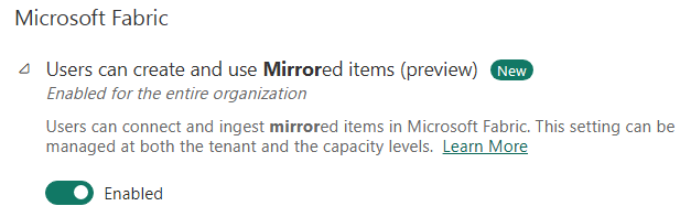Creating a Mirrored Azure SQL Database in Fabric Creating a Mirrored Azure SQL Database in Fabric